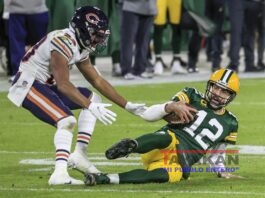 Ya se esperaba que la liga tomara esa decisión después de vrios meses de discusión pública sobre la efectividad de los protocolos COVID-19 de la liga y el impacto severo que tendría un partido de postemporada retrasado en los horarios de televisión. EFE/EPA/TANNEN MAURY/Archivo