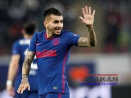 El delantero argentino Ángel Correa, autor del primer gol del Atlético de Madrid en la victoria contra el Sevilla (2-0), destacó que el rival, pese a que tuvo "mucha posesión", del 66,1% según las estadísticas de LaLiga, no les hizo "daño", por lo que obtuvieron la victoria.EFE/EPA/Maxim Shemetov/Archivo