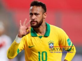 El jugador brasileño Neymar. EFE/Paolo Aguilar/Archivo