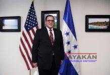 El canciller hondureño ve un propósito político detrás de las caravanas de migrantes.