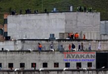 Unos 75 muertos en enfrentamientos entre bandas en prisiones de Ecuador