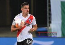 Con cuatro goles de Borré, River aplastó a Godoy Cruz