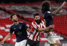 Villalibre entrena con el grupo y apunta a disponible ante el Villarreal