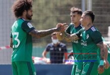 Aridane ya toca balón junto al grupo
