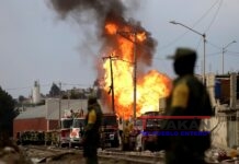 Catorce personas hospitalizadas tras explosión de gasoducto en México