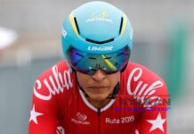 Arlenis se prepara para el equipo Movistar