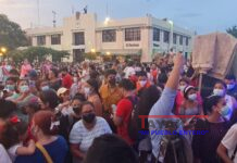 Miles de católicos de Nicaragua se concentraron frente a la catedral de León para celebrar la Gritería Chiquita