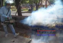Ante incremento de casos de dengue Minsa realiza jornada de fumigación en León-Nicaragua