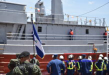 Pescadores beneficiados con obra del Ejército Nica.
