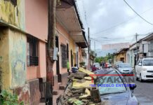 Viviendas coloniales en León-Nicaragua siguen colapsando por alta húmedad provocada por lluvias