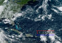 Huracán en el Atlántico