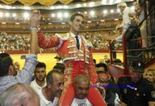 Generosa puerta grande para Ginés Marín en la ultima de a pie de Zaragoza