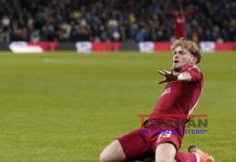 0-1. Elliott clasifica al Liverpool