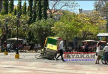 Fuertes vientos de este fin de semana afecta a comerciantes en León