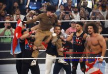 Bad Bunny impone en dura pelea callejera al luchador Damian Priest