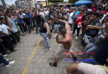 “Los Chinegros”, violento ritual al que celebran a San Juan Bautista
