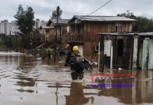 Ciclón azota el sur de Brasil ,deja evacuados