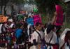Indígenas protestan para pedir un alto al narcotráfico