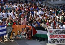 Estudiantes apoyan a universitarios de EEUU de las protestas propalestinas