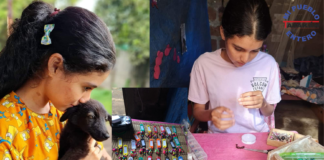 Universitaria pide a la población apoyar su emprendimiento para pagar sus estudios