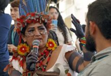 Mujeres reivindican su papel como escudo para la protección de la naturaleza en la COP16.