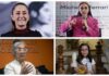 Mexicanas Influyentes del 2024 Combo de fotografías de archivo donde se muestra a la presidenta de México Claudia Sheinbaum (i, arriba), la coordinadora del Consejo Asesor Empresarial con el Gobierno de México, Altagracia Gómez (d, arriba), la escritora mexicana Cristina Rivera Garza (i, abajo) y Alondra Bagatella, niña genio campeona de ajedrez de 8 años (d, abajo), en diferentes eventos en México. EFE/Sáshenka Gutiérrez/José Méndez/Isaac Esquivel/Francisco Guasco