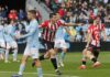 El Athletic Club se engancha en La Liga El defensa del Athletic Club de Bilbao Dani Vivian celebra un gol durante su partido de LaLiga EA Sports disputado este domingo en el estadio Balaidos de Vigo. EFE/ Salvador Sas