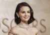Selena Gomez deslumbra en los Óscar con un vestido de cristal