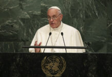 El Papa Francisco falleció este lunes a los 88 años. El papa Francisco en la Asamblea General de las Naciones Unidas en Nueva York en 2015. EFE/Justin Lane