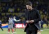 Atlético sin aspiración en LaLiga Simeone, al final del partido contra Las Palmas. EFE/Quique Curbelo