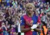 Barça brilla desde fuera y Lamine iguala a Mbappé