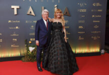 Ganadores del Premio Talía El presidente del Atlético de Madrid, Enrique Cerezo (i), y la actriz Cayetana Guillén Cuervo posan a su llegada a la alfombra roja de los Premios Talía, este lunes en Madrid. EFE/ Chema Moya