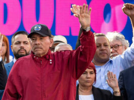 Fotografía del 10 de enero de 2025 del presidente de Nicaragua, Daniel Ortega, en un acto en Caracas (Venezuela). EFE/ Ronald Peña R.