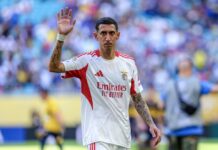 Mundial de Clubes El extremo argentino de Benfica, Angel Di Maria, se declaró este lunes decepcionado por el empate 2-2 con Boca Juniors en el Hard Rock Stadium de Miami (Florida) en partido del Mundial de Clubes. EFE/EPA/CRISTOBAL HERRERA-ULASHKEVICH