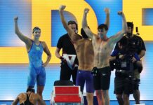 Estados Unidos adorna el oro con un nuevo récord del mundo