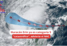 Tormenta Erin ya es huracán Erin