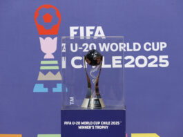 El trofeo del Mundial sub-20 ya está en Chile
