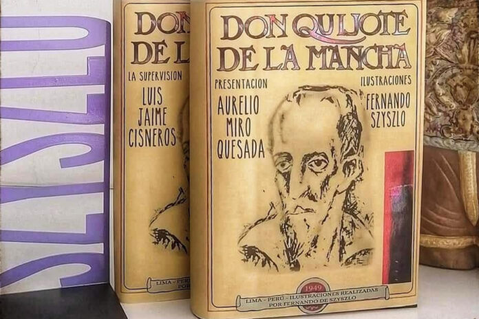 El Quijote ilustrado por De Szyszlo, joya de colección que busca llegar al rey de España
