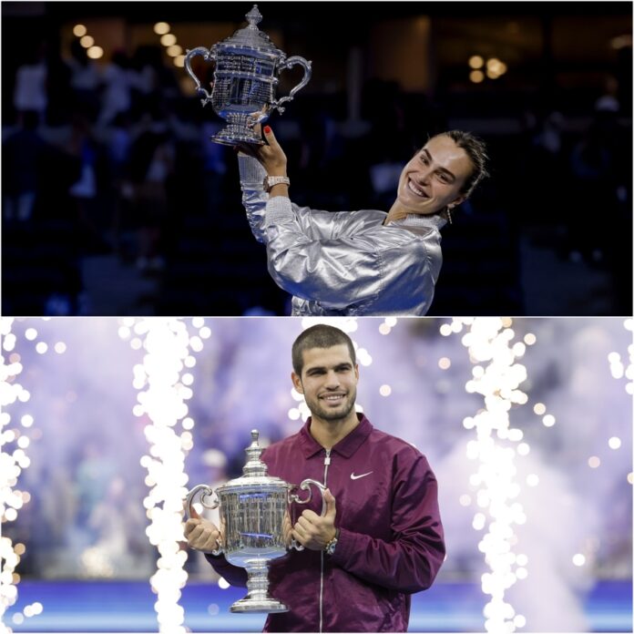 Lluvia de millones en el US Open; Alcaraz y Sabalenka se llevan 'El Gordo'