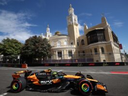 Norris, por delante de Verstappen y Piastri