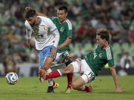 0-0. México y Uruguay empatan sin goles en partido amistoso