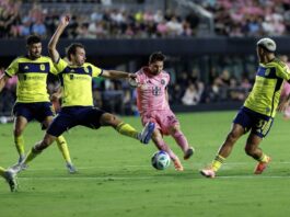 4-0. El Inter Miami pasa de ronda tras golear al Nashville con doblete de Messi y Allende