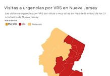 El VRS se está propagando en NJ. Estos son los condados con los niveles más altos