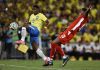 Brasil apabulla a Panamá Endrick (i), de Brasil, disputa un balón con Jiovany Ramos, de Panamá, en un partido amistoso previo al Mundial 2026 entre Brasil y Panamá en el estadio Maracaná, en Río de Janeiro (Brasil). EFE/ André Coelho