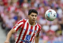 Selección Mexicana se refuerza para el Mundial Fotografía de archivo del centrocampista del Atlético de Madrid Obed Vargas durante un encuentro en el Estadio Metropolitano de Madrid. EFE/ Mariscal