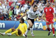 Los goles de Miroslav Klose Foto de archivo del Mundial 2010 del alemán Miroslav Klose (c). EPA/Bernd Weissbrod