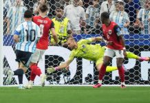 Messi máximo goleador en la historia de los Mundiales Lionel Messimarca en el partido del Mundial 2026 entre Argentina y Austria, este lunes en Arlington, Texas. . EFE/EPA/JEFFREY MCWHORTER