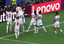 Inglaterra se mete en semifinales Cuartos de final de la Copa Mundial de la FIFA 2026 - Noruega vs Inglaterra Inglaterra celebra tras el 2-1 durante el partido de cuartos de final del Mundial de la FIFA 2026. EFE/EPA/CRISTOBAL HERRERA-ULASHKEVICH