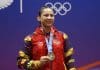 República Dominicana suma su tercer oro en judo Karen León de Venezuela posa con la medalla de oro este lunes, al ganar en la categoría 78 kg de judo durante los XXV Juegos Centroamericanos y del Caribe Santo Domingo 2026. EFE/ Rodrigo Sura