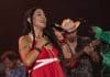 Premio La Mar de Músicas La cantante mexicana Lila Downs durante un momento del concierto que ha ofrecido dentro del marco del Festival La Mar de Músicas, este lunes en el Auditorio Paco Martín de Cartagena. EFE/Marcial Guillén